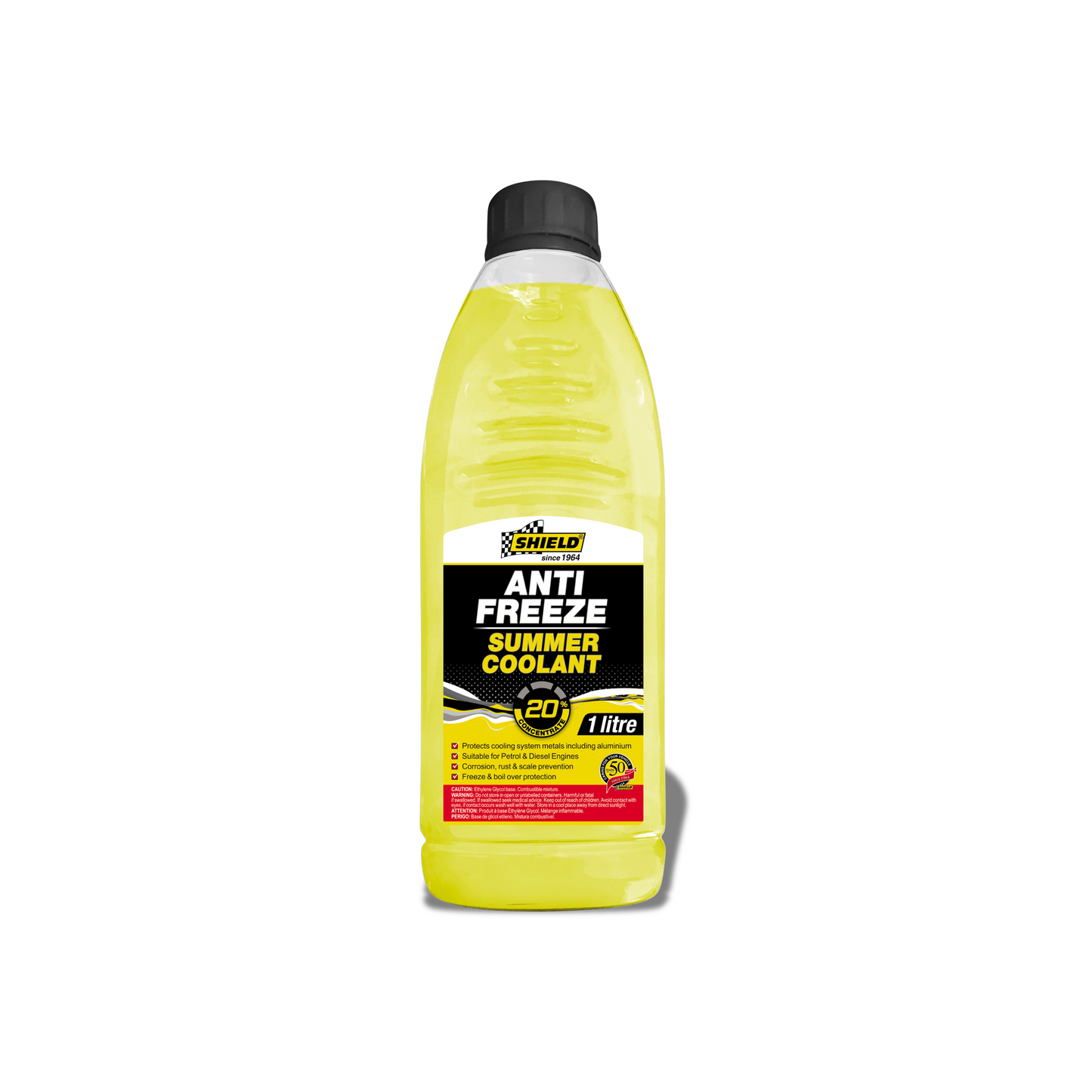 SHIELD ANTI FREEZE 1LT 20PCT YELLOW
