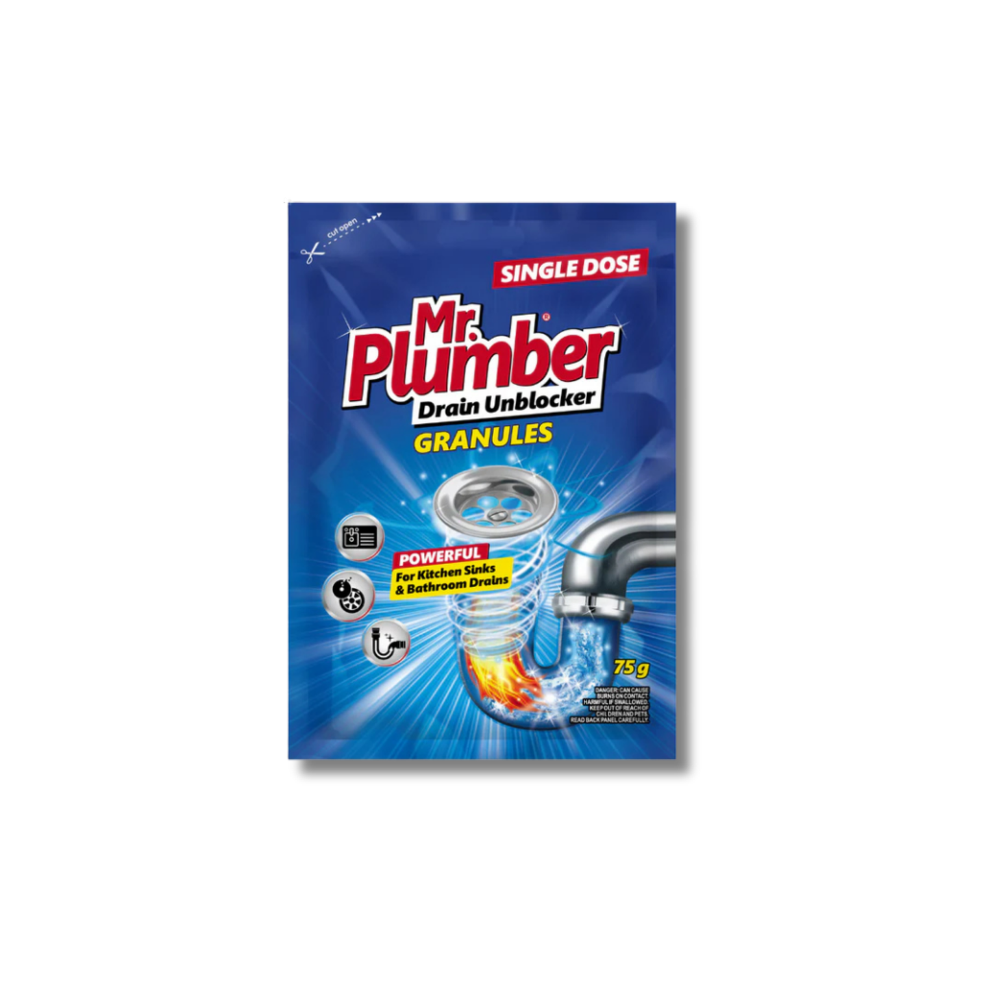 MR PLUMBER DRAIN UNBLOCKER 75GR