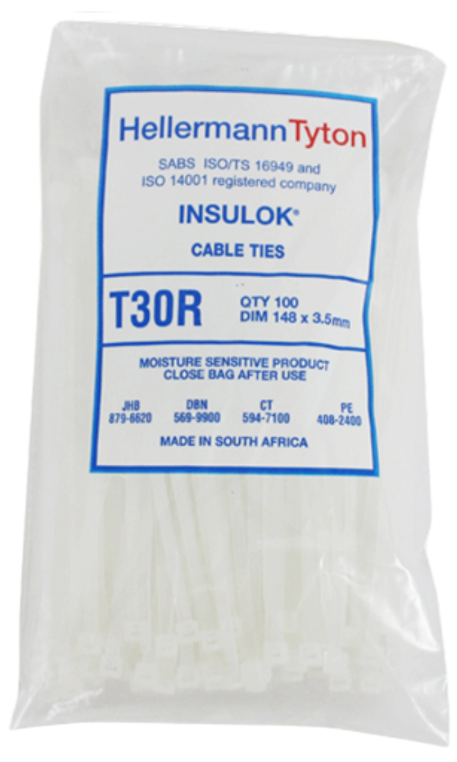 Cable Ties Bulk Pack Wht