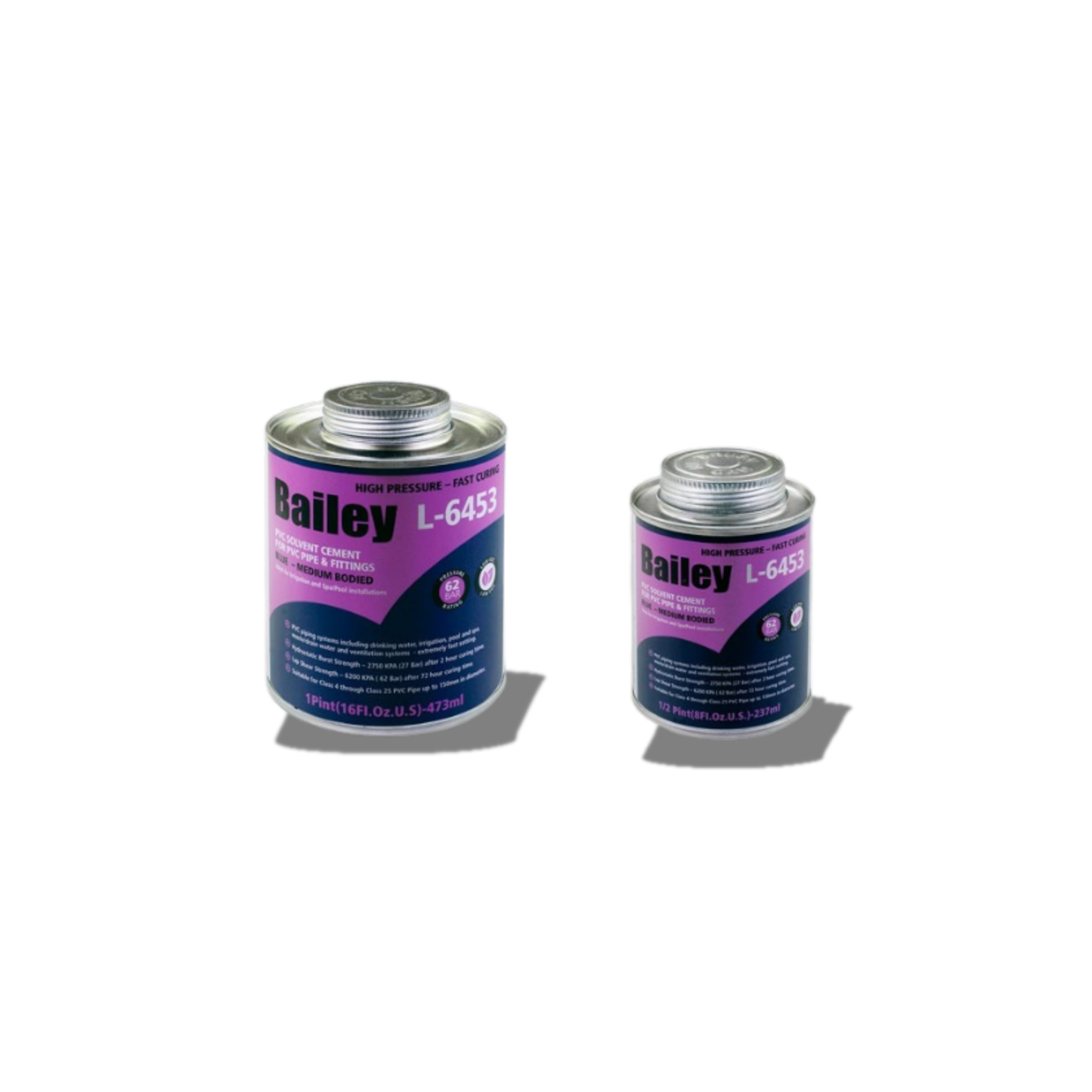 BAILEY BLUE FAST SET PVC SOLV 473ML