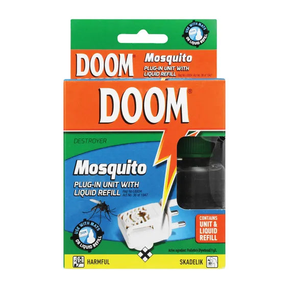 DOOM PLUG IN UNIT + 35ML LIQ REFILL
