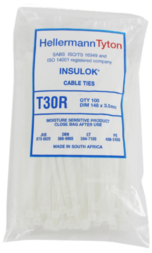 Cable Ties Bulk Pack Wht